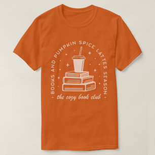 Camiseta Temporada de libros y calabazas