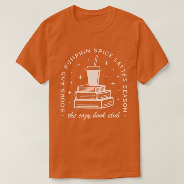Camiseta Temporada de libros y calabazas (Diseño del anverso)