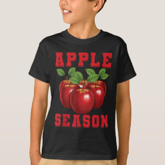 Camiseta Temporada de Manzanas Fruta de Manzana Amor Selecc
