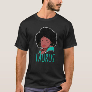 Camiseta Temporada de mercadería Taurus Rótulo Zodiac Mujer