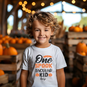 Camiseta Temporada de miedo personalizada de un niño SPOOKT