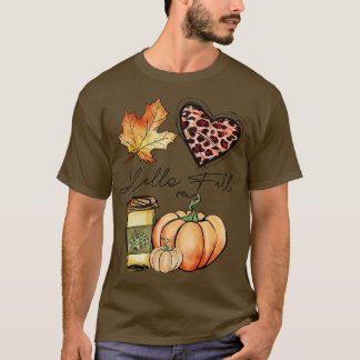 Camiseta Temporada de otoño de Hello Fall