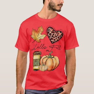 Camiseta Temporada de otoño de Hello Fall