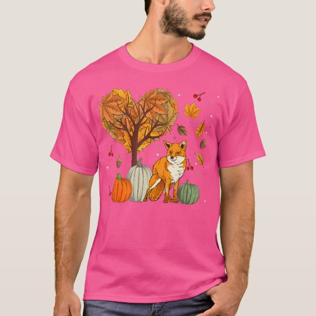 Camiseta Temporada de otoño de otoño de animales para mujer (Anverso)