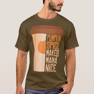 Camiseta Temporada de otoño de otoño de picazón de calabaza