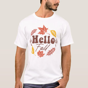 Camiseta Temporada de otoño del saludo de calabaza Hallowee