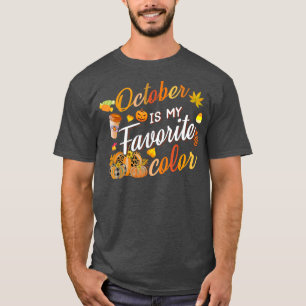 Camiseta Temporada de otoño Funny Cita La Calabaza De Otoño