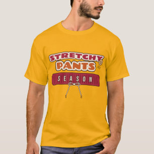 Camiseta Temporada de Pantalones Elásticos Día de Acción de