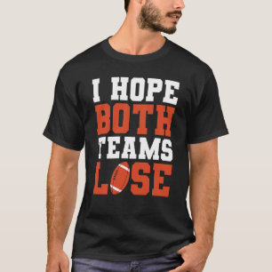 Camiseta Temporada de partidos de fútbol espero que ambos e