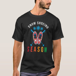Camiseta Temporada de raquetas de nieve Excursiones de niev