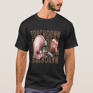 Camiseta Temporada de retoque de juego de fútbol Girly Coqu