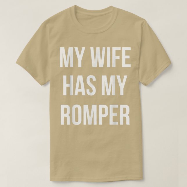 Camiseta Temporada de Romper Mi Esposa Tiene A Mi Romper Fu (Diseño del anverso)