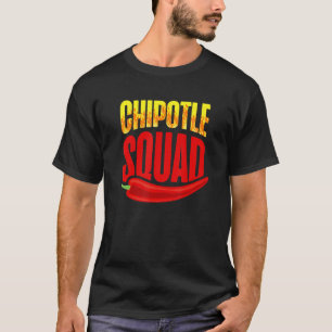 Camiseta Temporada de sabor de comida picante Chipotle Squa