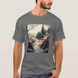 Camiseta Temporada de verano de Serene Mountain Cablescape