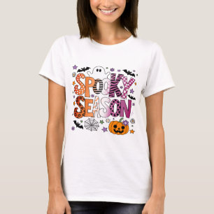 Camiseta Temporada espeluznante de lesbianas en Halloween