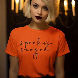 Camiseta Temporada espeluznante fantasma lindo boo Hallowee