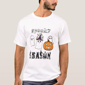 Camiseta temporada espeluznante Feliz Halloween
