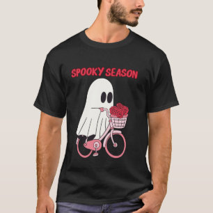 Camiseta Temporada espeluznante gatito fantasma lindo 1