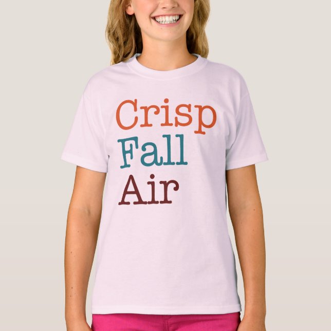 Camiseta Temporada Otoño De Crisp Fall (Anverso)