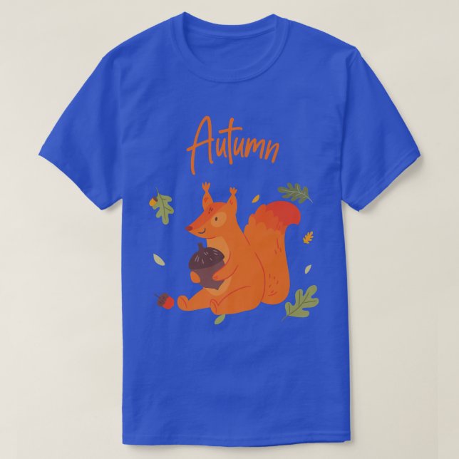Camiseta Temporada Otoño De Otoño (Diseño del anverso)