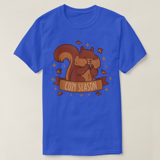 Camiseta Temporada Otoño De Squirrel (Diseño del anverso)