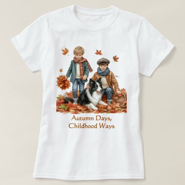 Camiseta Temporada otoño-otoño (Diseño del anverso)