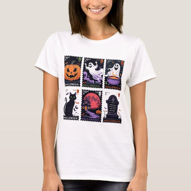 Camiseta Temporada retro espeluznante  (Anverso)