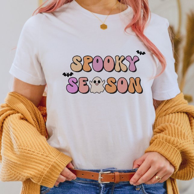 Camiseta Temporada Retro Spooky (Subido por el creador)