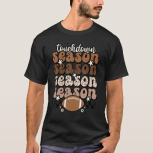 Camiseta Temporada Retro Touchdown Football Game Day