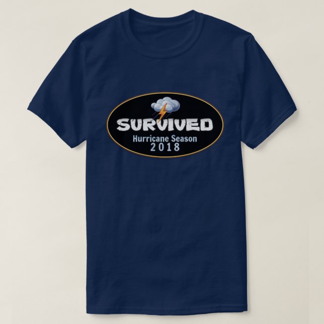 Camiseta Temporada sobreviviente de huracanes 2018 (Diseño del anverso)