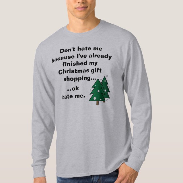 Camiseta temprana hecha que hace compras del (Anverso)