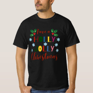Camiseta Ten A Los Navidades De Holly Jolly