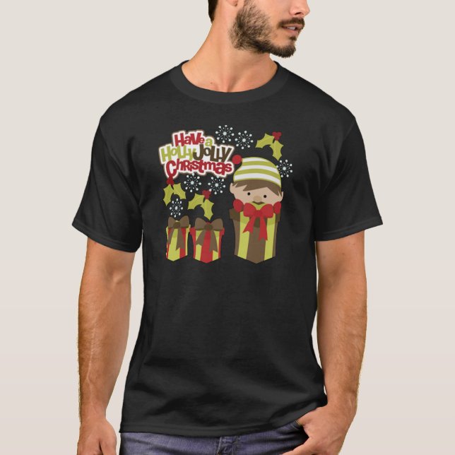 Camiseta Ten A Los Navidades De Holly Jolly (Anverso)