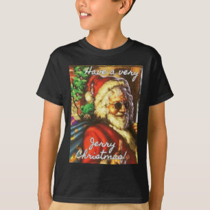 Camiseta Ten A Los Navidades De Jerry Garcia Santa Holiday