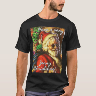 Camiseta Ten A Los Navidades De Jerry Garcia Santa Holiday