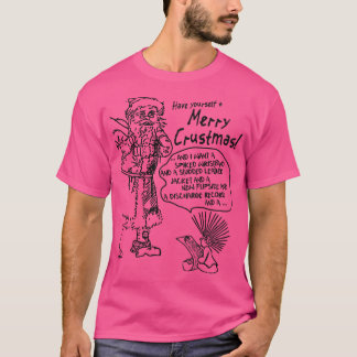 Camiseta Ten a tus Navidades de Punk de crustáceos de moras