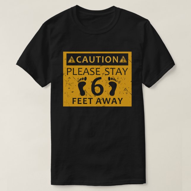 Camiseta ten cuidado, 2 m (Diseño del anverso)