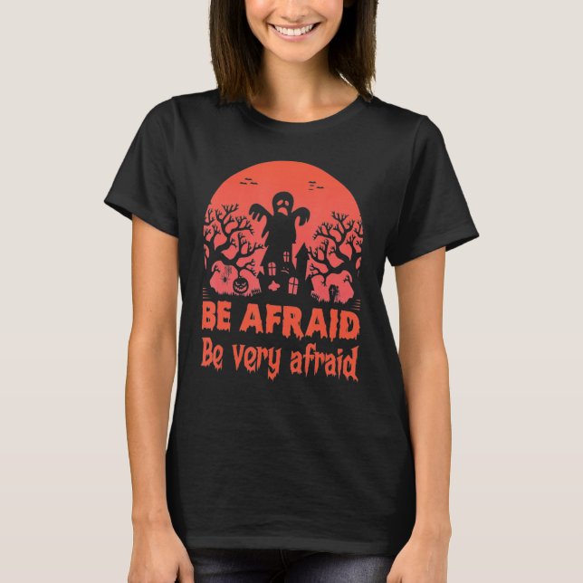 Camiseta Ten Miedo De Halloween (Anverso)