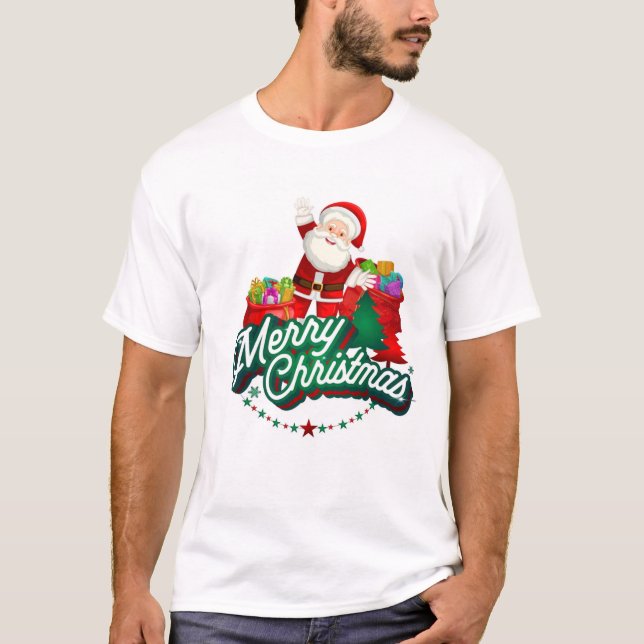 Camiseta "Ten Navidades de Holly Jolly" (Anverso)