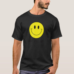 Camiseta Ten Un Buen Día Sonrisa Amarilla Cara Sonriente