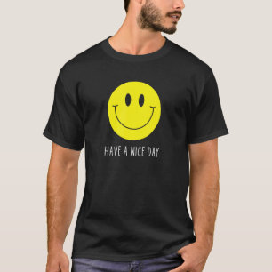 Camiseta Ten Un Buen Día Sonrisa Amarilla Cara Sonriente