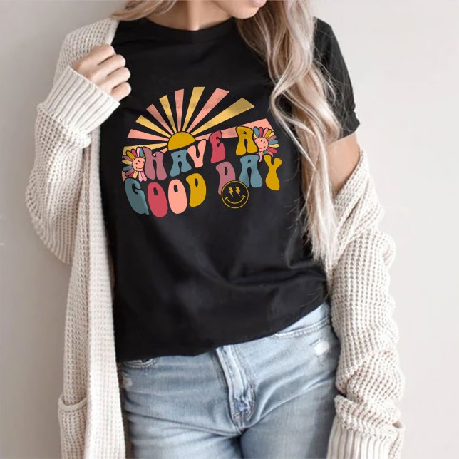 Camiseta Ten un buen día - Unisex Tee - Negro o Gris (Subido por el creador)