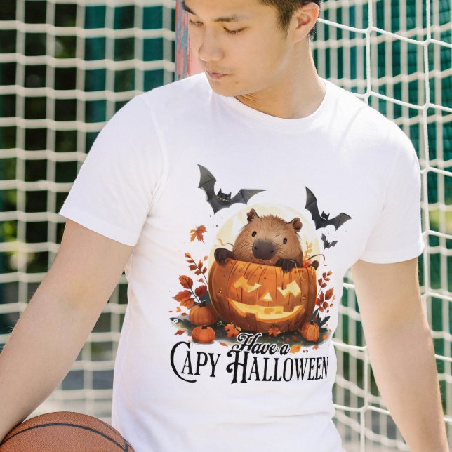 Camiseta Ten un capy-Halloween Capybara Halloween divertido (Subido por el creador)