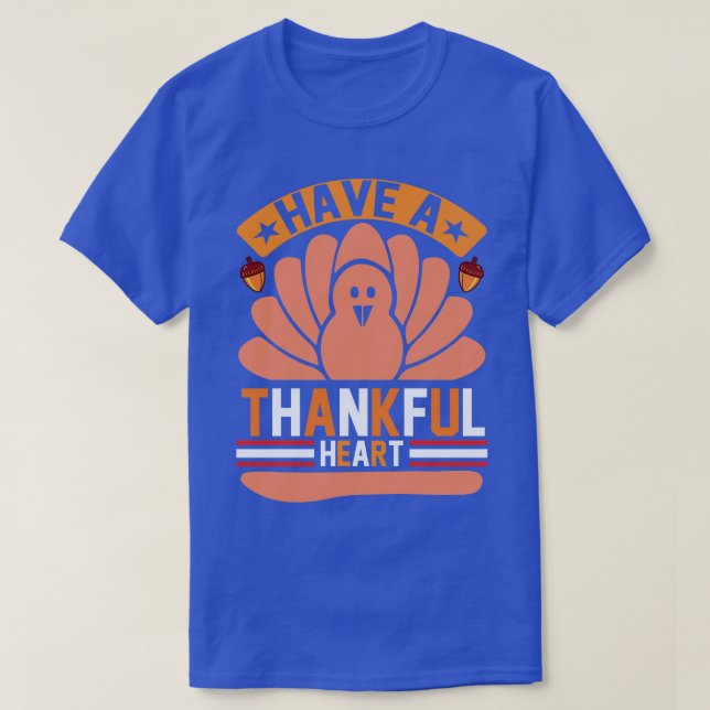 Camiseta Ten Un Corazón Agradecido (Diseño del anverso)