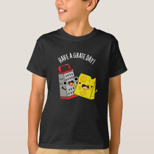Camiseta Ten Un Grate Day Funny Cheese Pun Dark BG