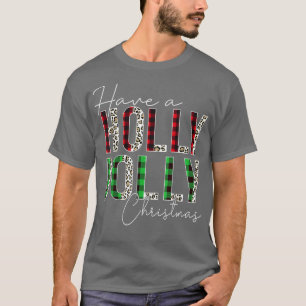 Camiseta Ten un Holly Xmas Jolly Navidades Red Buffalo Plai