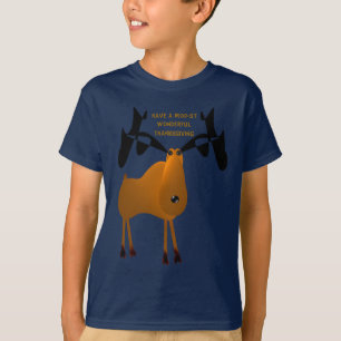 Camiseta Ten Un Maravilloso Día De Acción De Gracias De Moo