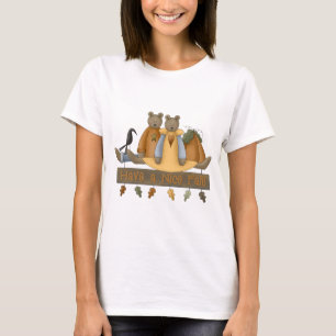 Camiseta "Ten una buena caída" Otoño Teddy Bear Baby Doll T
