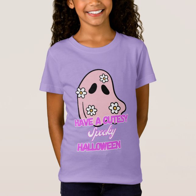 Camiseta "Ten Una Cortesía De Halloween Temeroso" (Anverso)