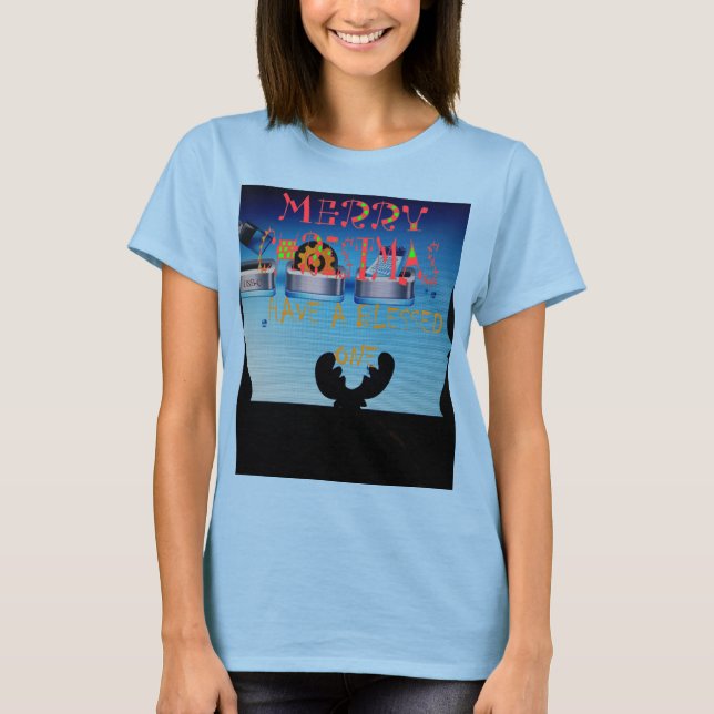 Camiseta Ten una Feliz Navidad (Anverso)